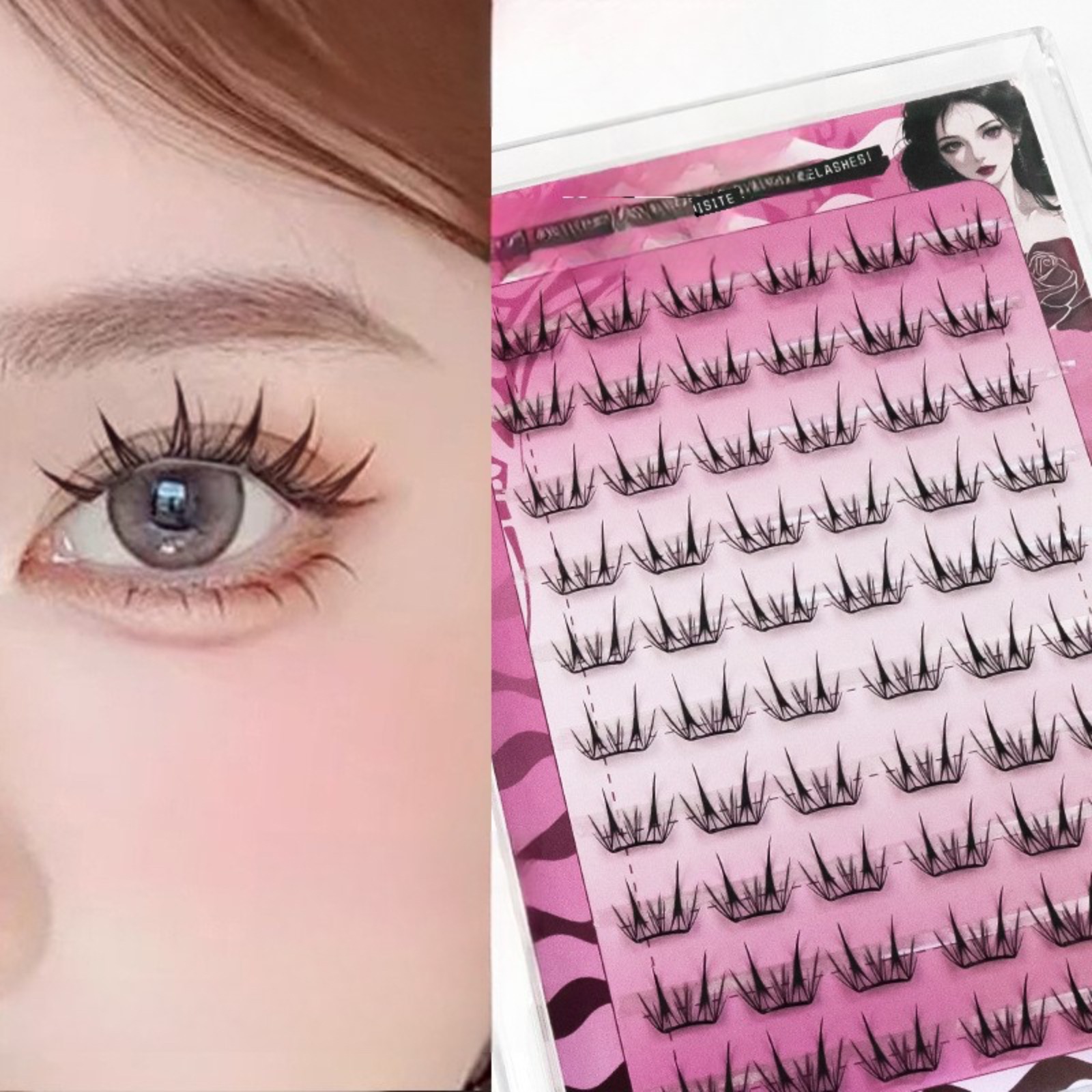 Eyelash Extension Korea - No Glue Self Adhesive Lash Clusters