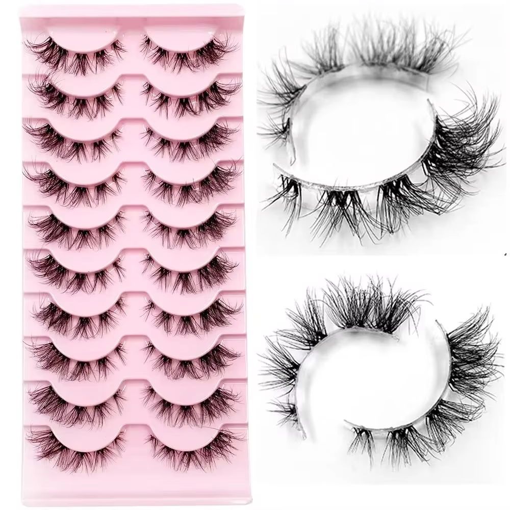 Segmented Lashes Manga Lashes  - Eyelash Extension Cat Eye Wispy 评论和价格