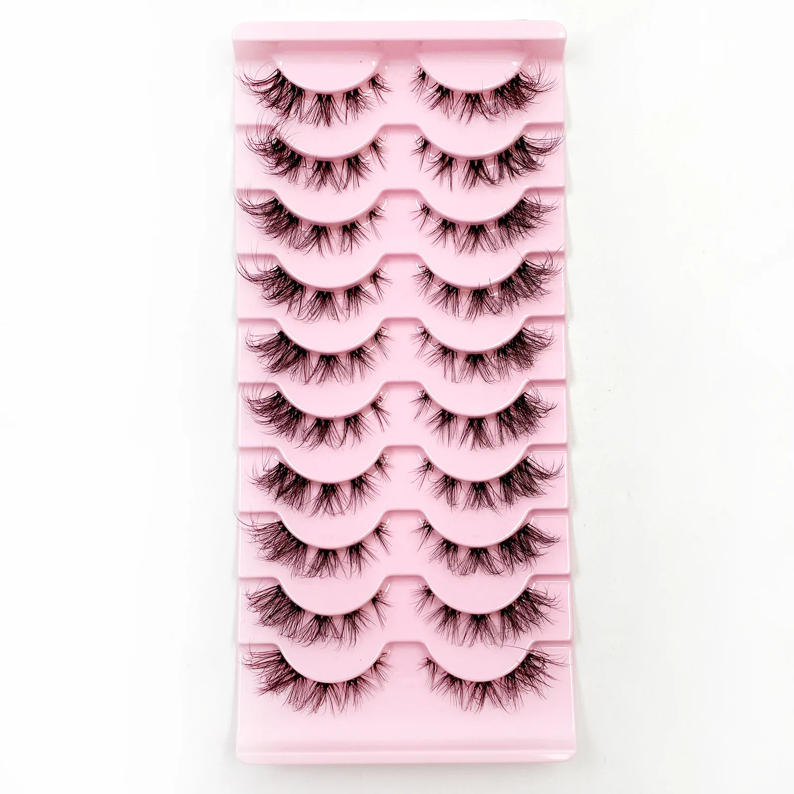 Segmented Lashes Manga Lashes  - Eyelash Extension Cat Eye Wispy 评论和价格