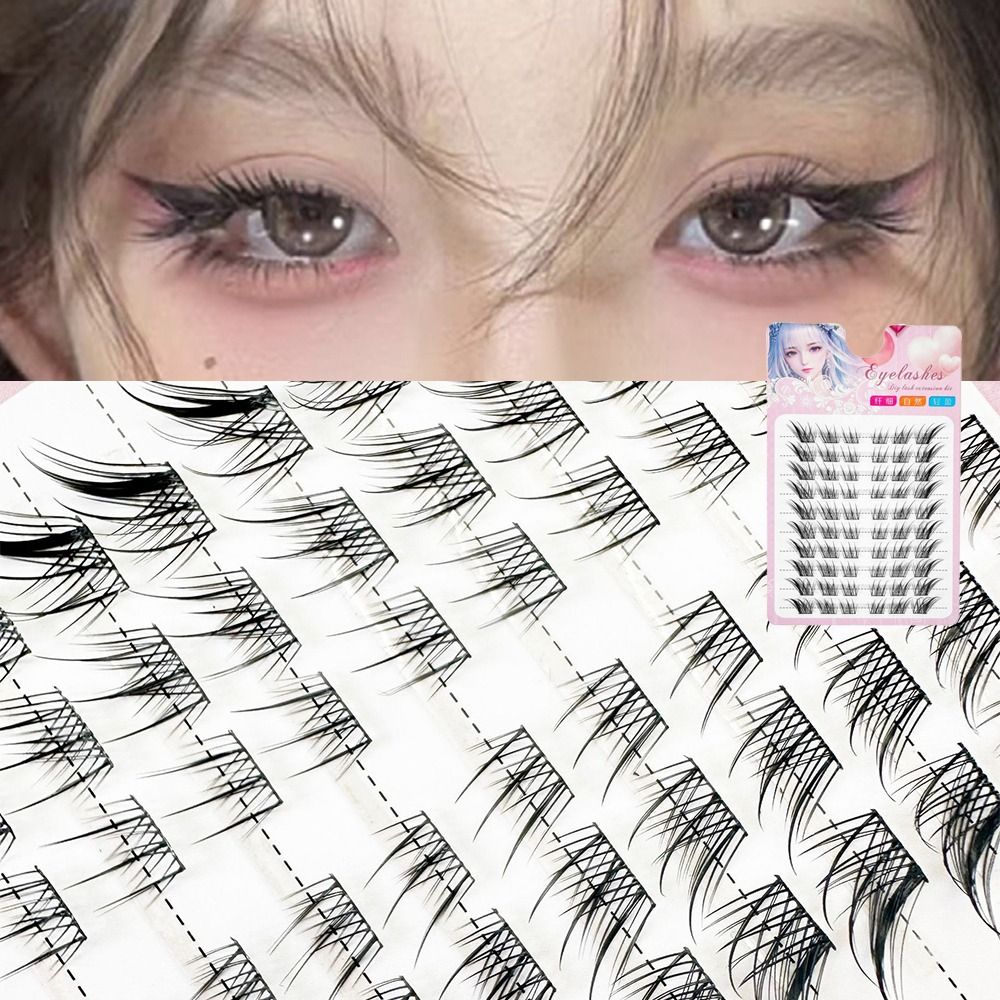 3D Cat Eye Clusters Lashes Nat - Eyelash Extension Cat Eye Wispy 评论和价格