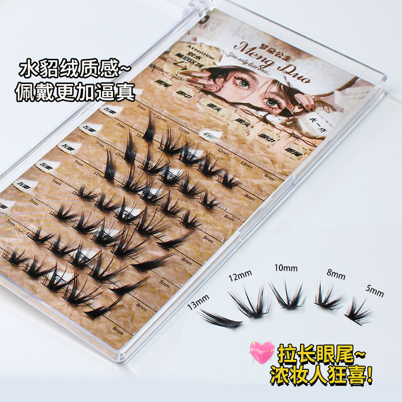 New Cat Eye Mink Eyelashes 3D  - Eyelash Extension Cat Eye Wispy 评论和价格