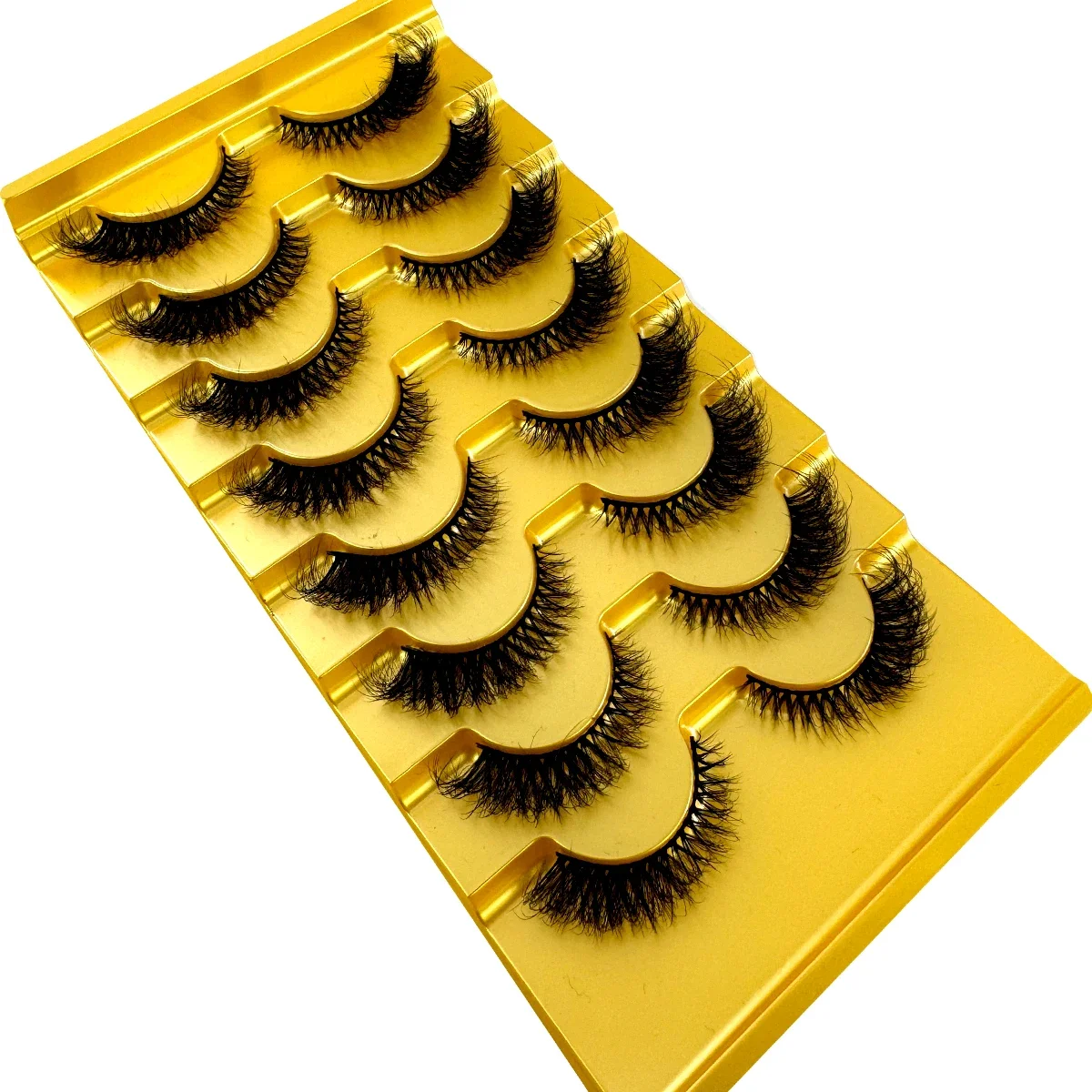 AMSDCN New 8 pairs of cat eye  - Eyelash Extension Cat Eye Wispy 评论和价格