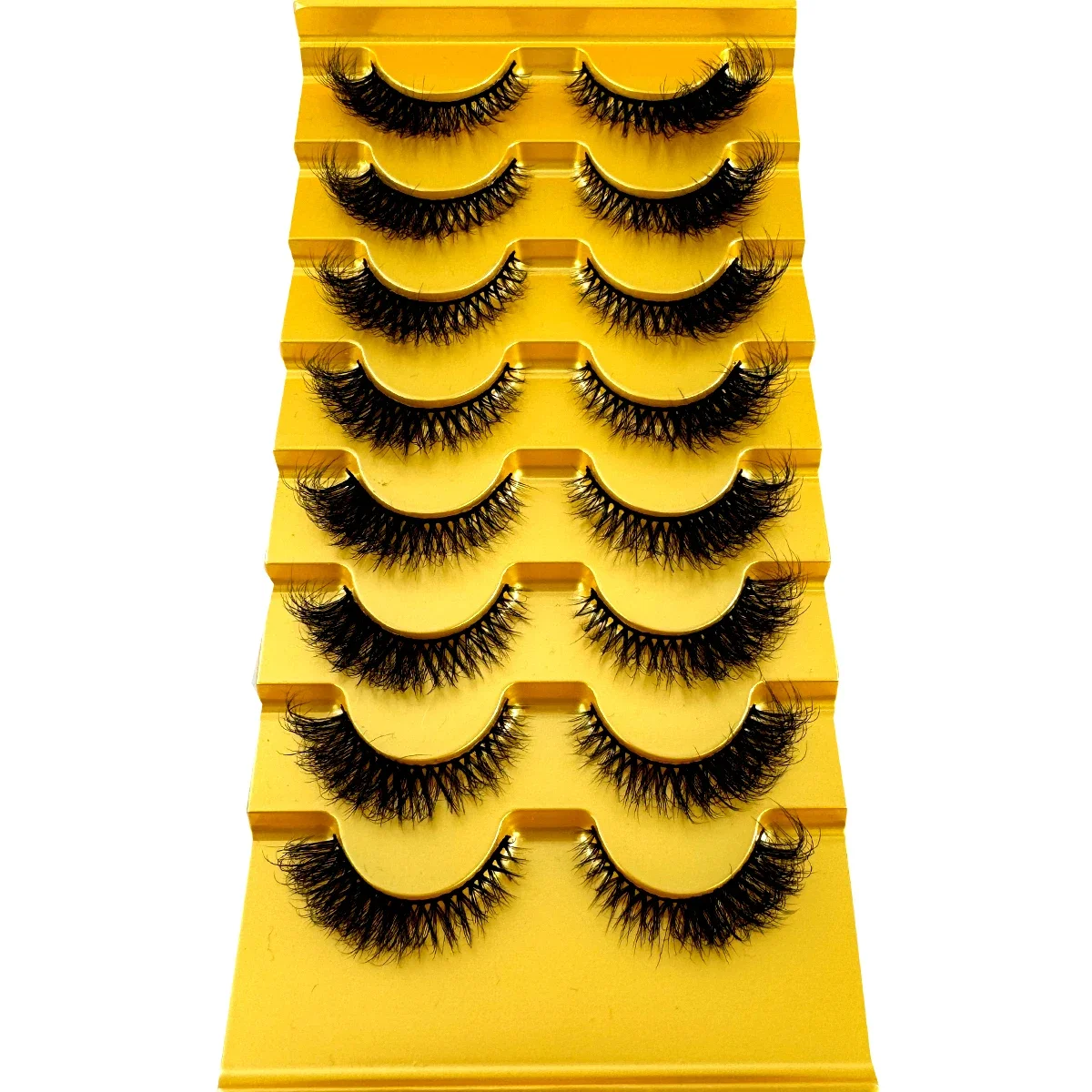 AMSDCN New 8 pairs of cat eye  - Eyelash Extension Cat Eye Wispy 评论和价格