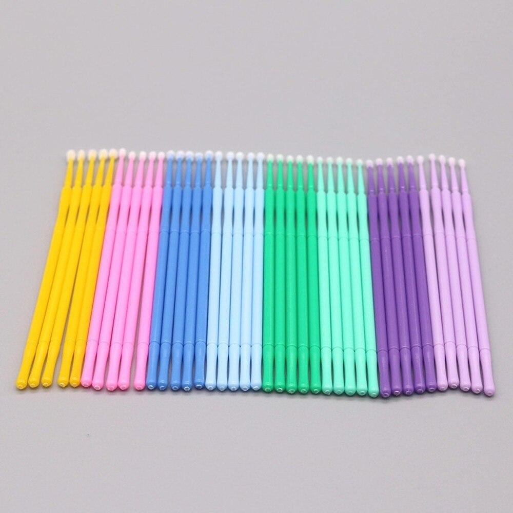 100pcs/lot Micro Brushes Make  - Eyelash Extension Adhesive 评论和价格