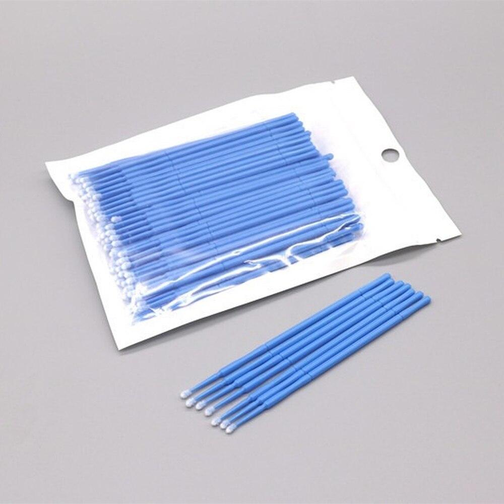 100pcs/lot Micro Brushes Make  - Eyelash Extension Adhesive 评论和价格