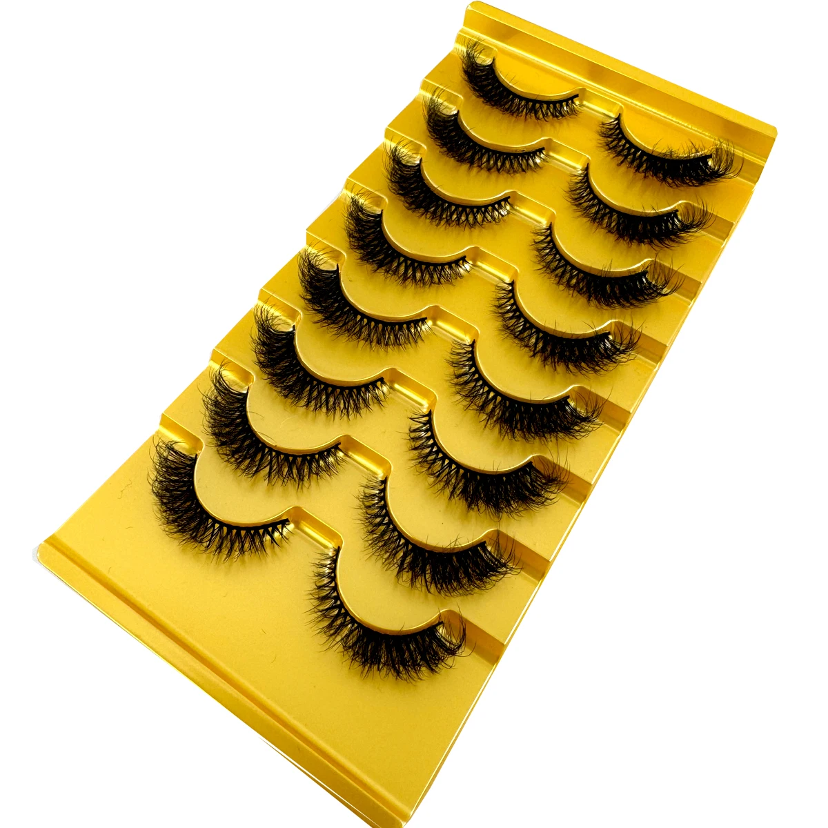 HBZGTLAD New 8 pairs of cat ey - Eyelash Extension Cat Eye Wispy 评论和价格
