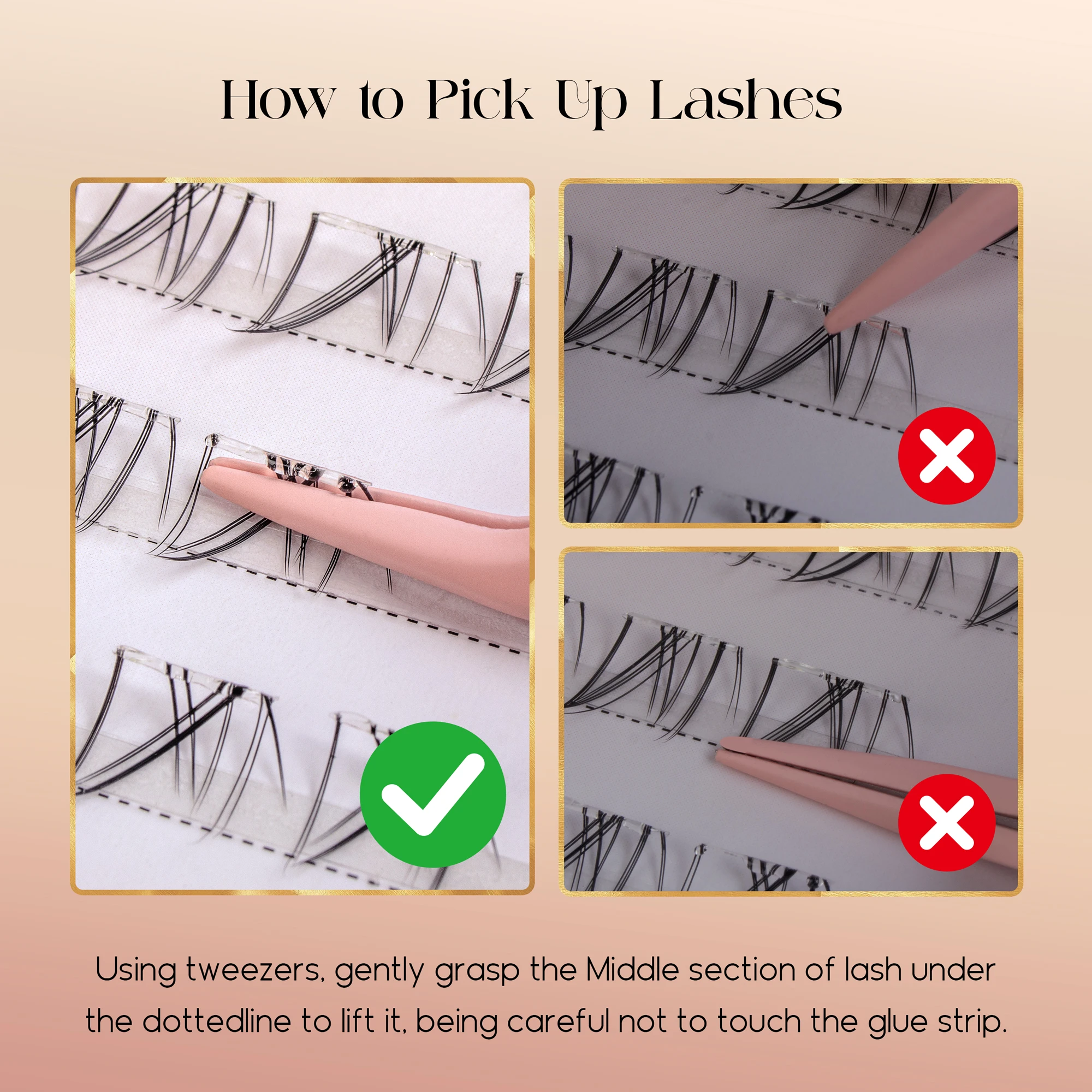 Befer No Glue Needed Lower Las - Eyelash Extension Adhesive 评论和价格