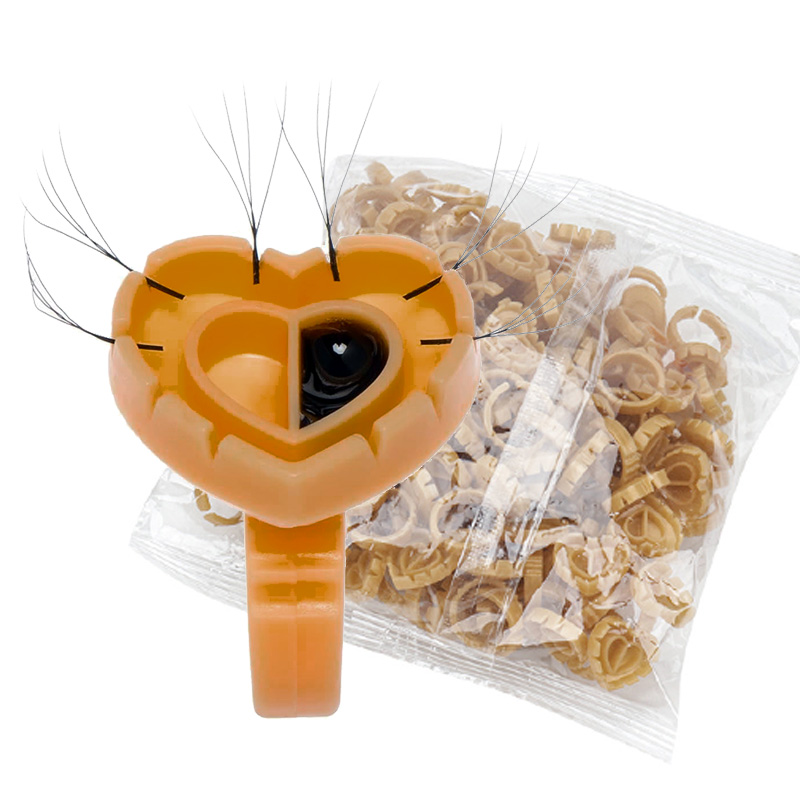 500PCS Glue Rings for Lash Ext - Eyelash Extension Adhesive 评论和价格