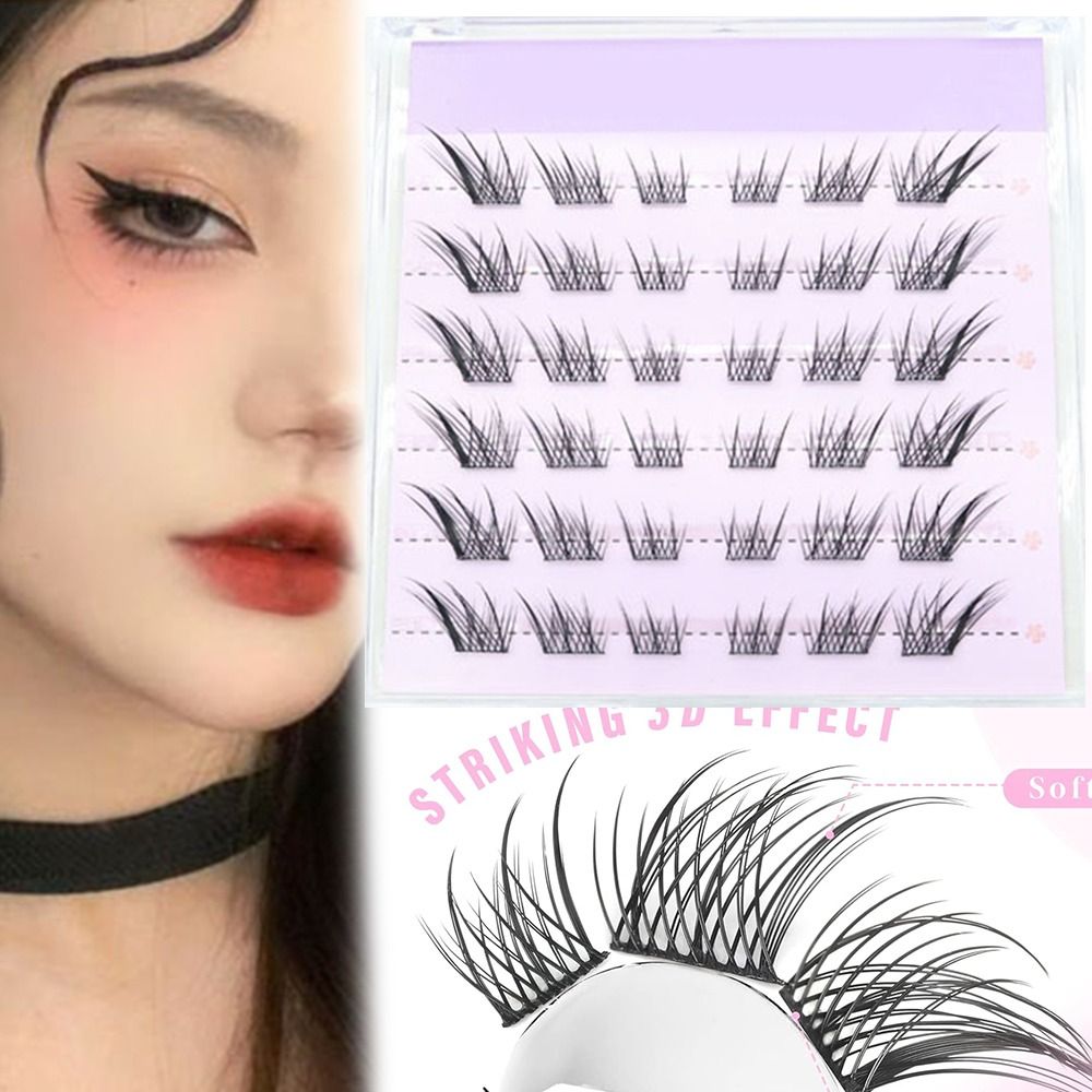 New 3D Cat Eye Self Adhesive L - Eyelash Extension Cat Eye Wispy 评论和价格