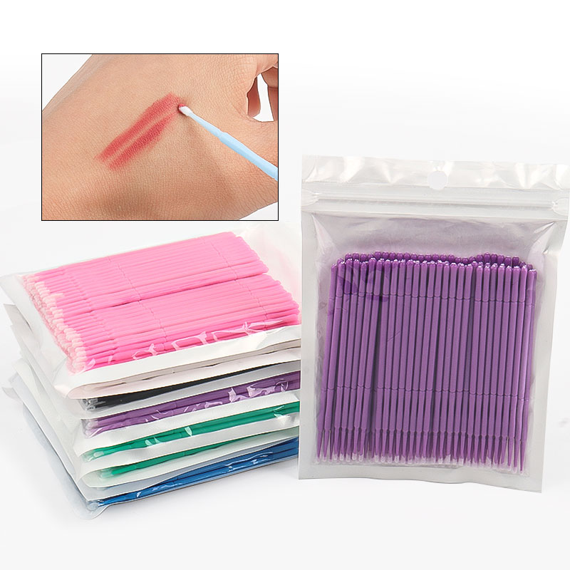100PCS/Bag Bamboo Eyelash Exte - Eyelash Extension Adhesive 评论和价格