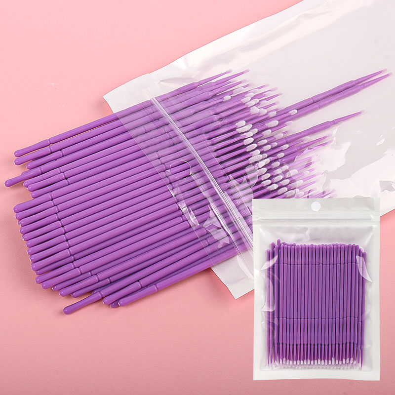 100PCS/Bag Bamboo Eyelash Exte - Eyelash Extension Adhesive 评论和价格
