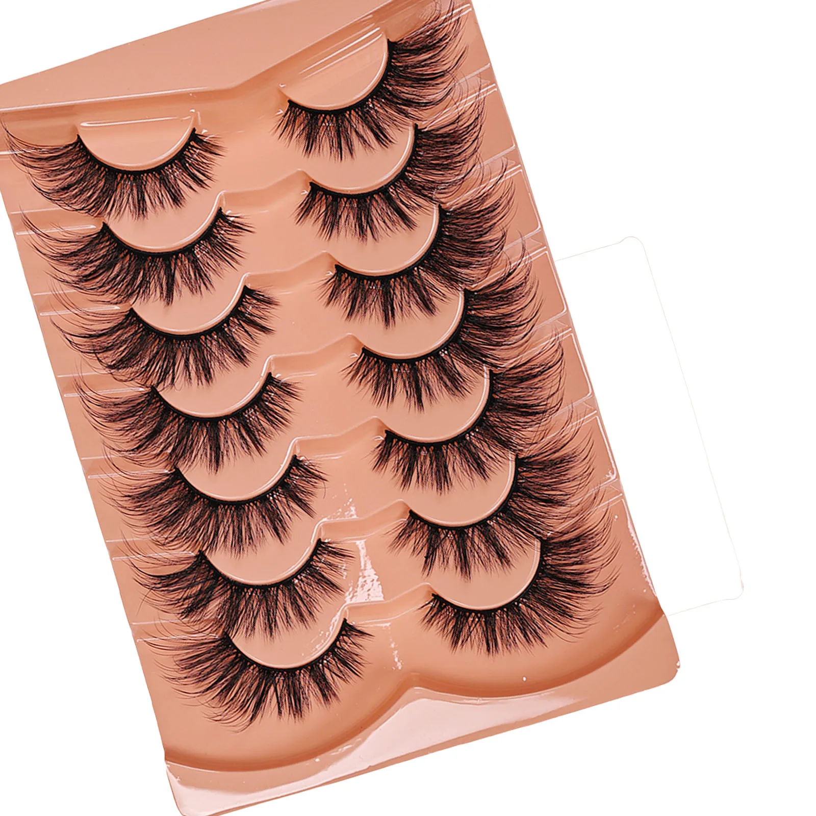 7 pairs Cat Eye Eyelashes 3D N - Eyelash Extension Cat Eye Wispy 评论和价格