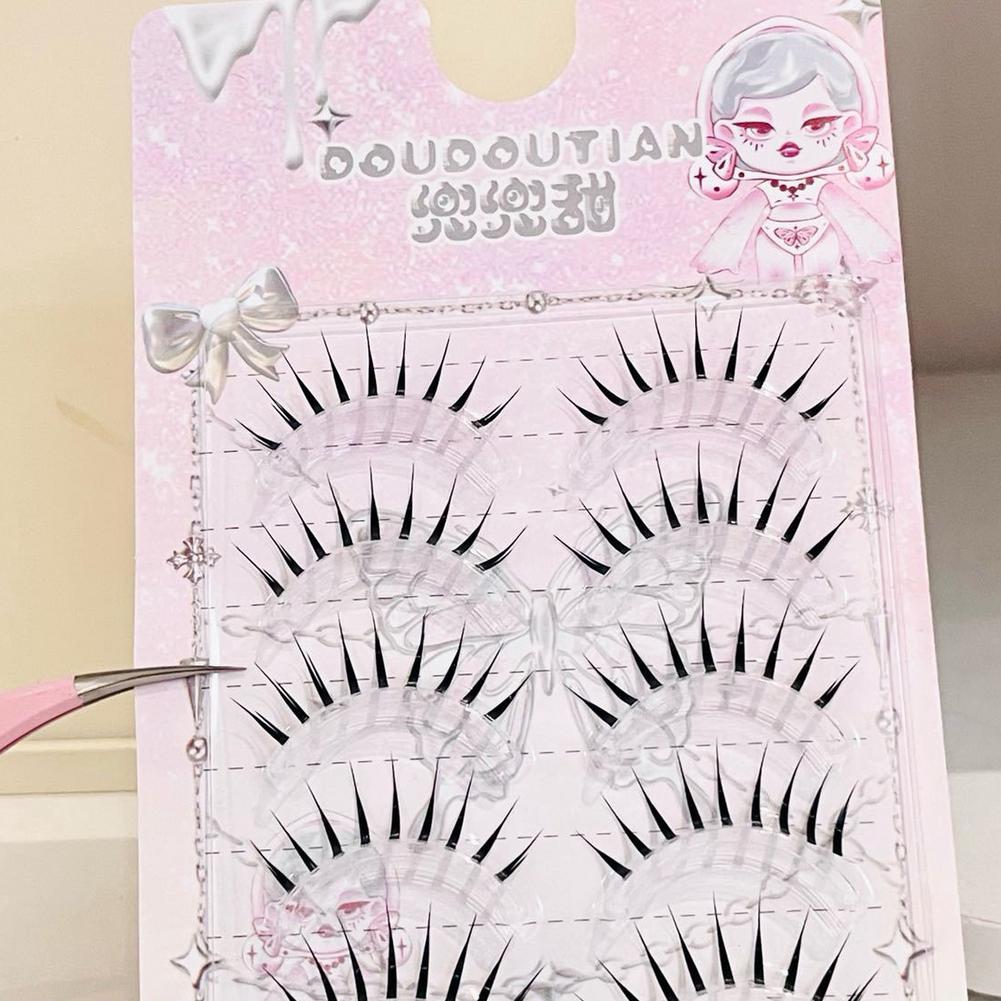 5 Pairs Natural False Eyelashe - Eyelash Extension Japanese Style 评论和价格