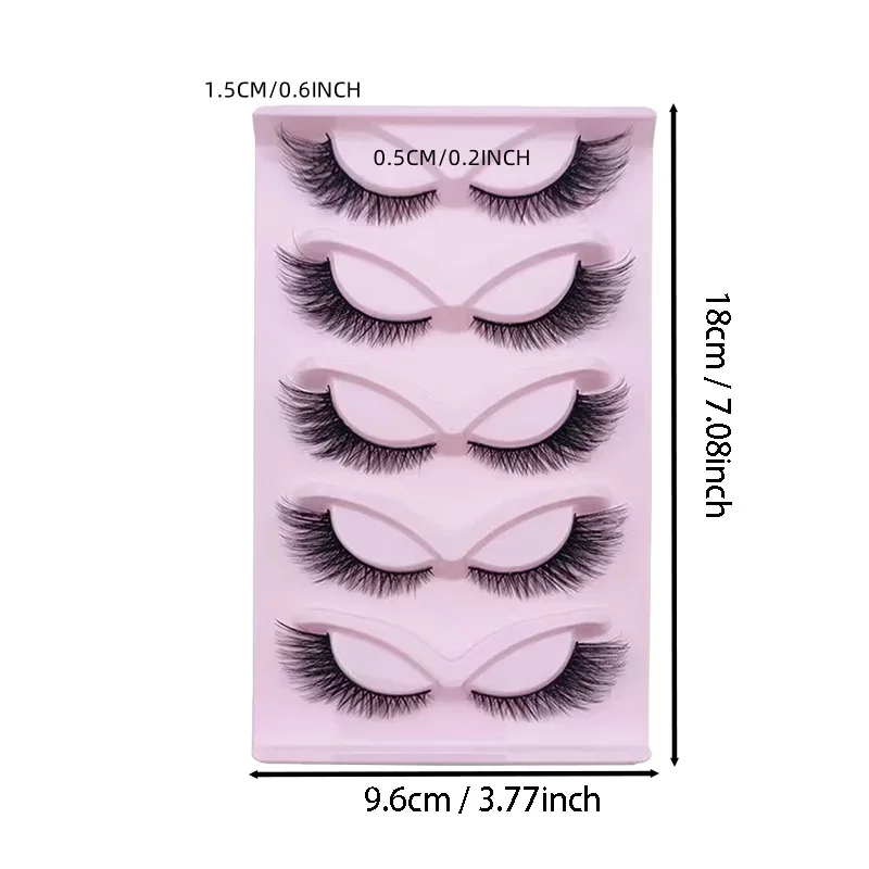 5 Pairs Cat Eye Lashes Wispy F - Eyelash Extension Cat Eye Wispy 评论和价格