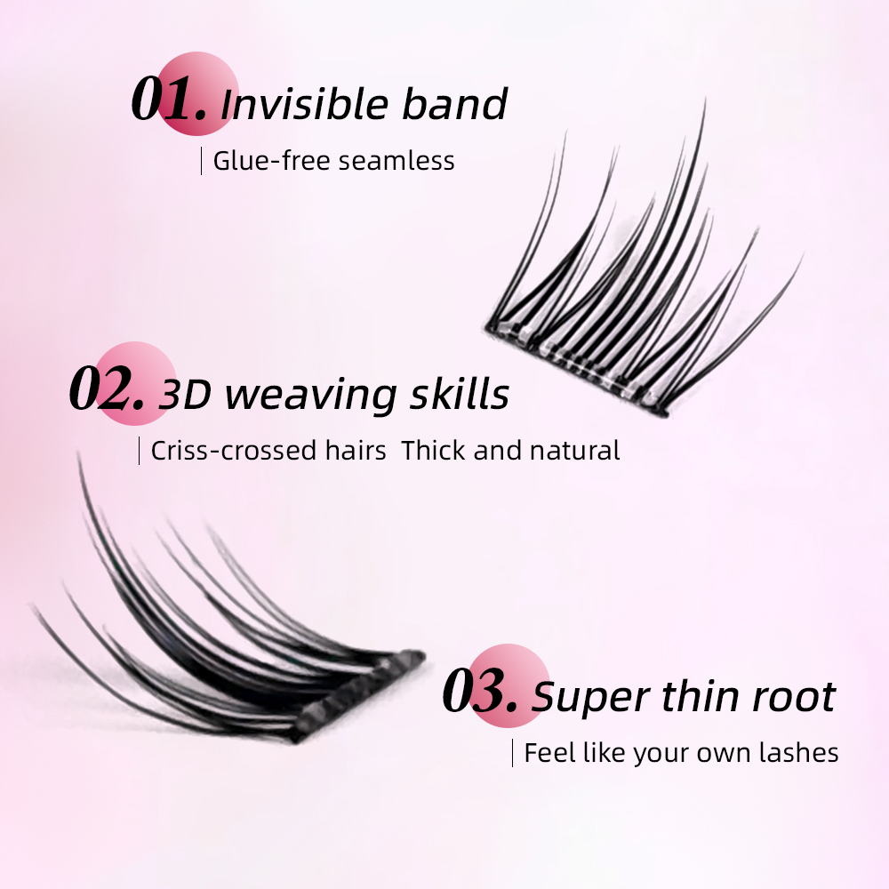 Yelix DIY Self-Adhesive Cluste - Eyelash Extension Korea 评论和价格