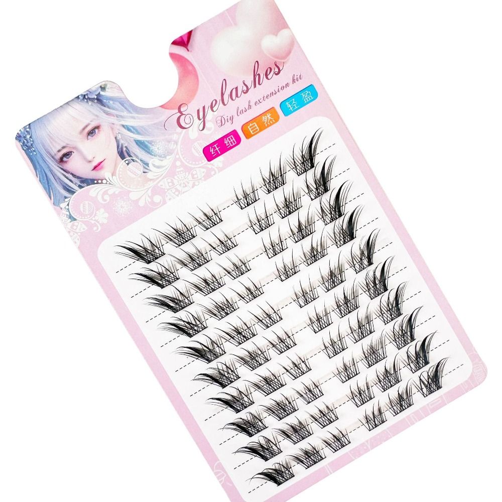 Women Beauty 3D Cat Eye Cluste - Eyelash Extension Cat Eye Wispy 评论和价格