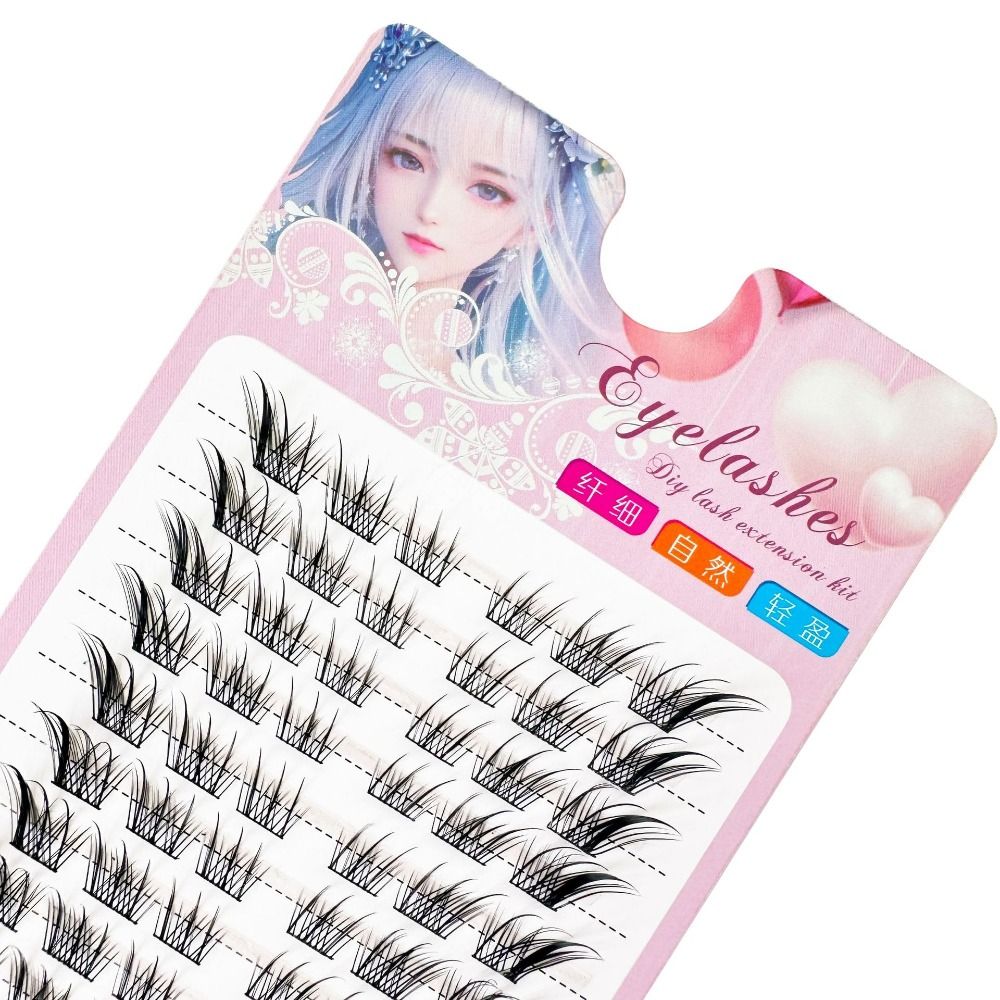 Women Beauty 3D Cat Eye Cluste - Eyelash Extension Cat Eye Wispy 评论和价格