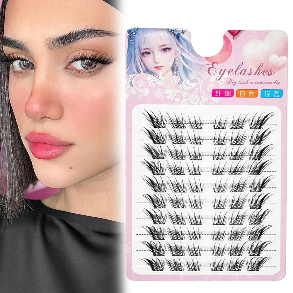 Women Beauty 3D Cat Eye Cluste - Eyelash Extension Cat Eye Wispy 评论和价格